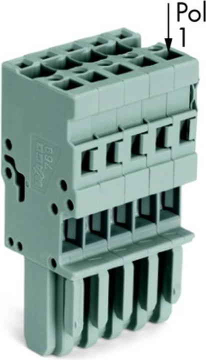 Produktbild Wago 1 Conductor Female Plug, 8 Pole Grey (Diverse)