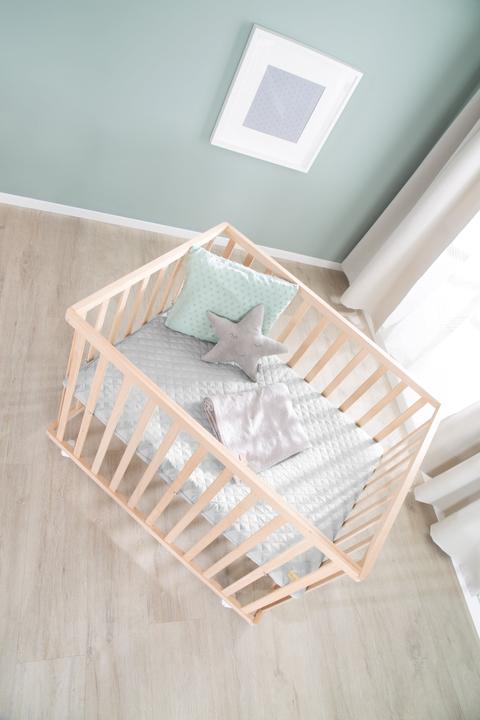 Produktbild Roba Laufgitter 100x75 Style grau (73 cm, 98.50 cm)