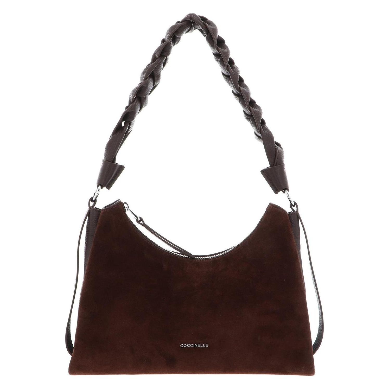 Coccinelle, Damen, Handtasche, Suede Bimaterial Shoulderbag
