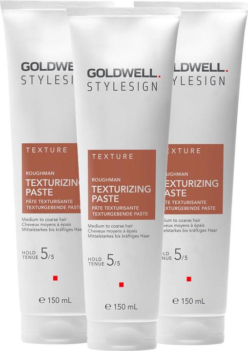 Produktbild Goldwell StyleSign Roughman Texturizing Paste 3er Set (Haarwachs, 150 ml)