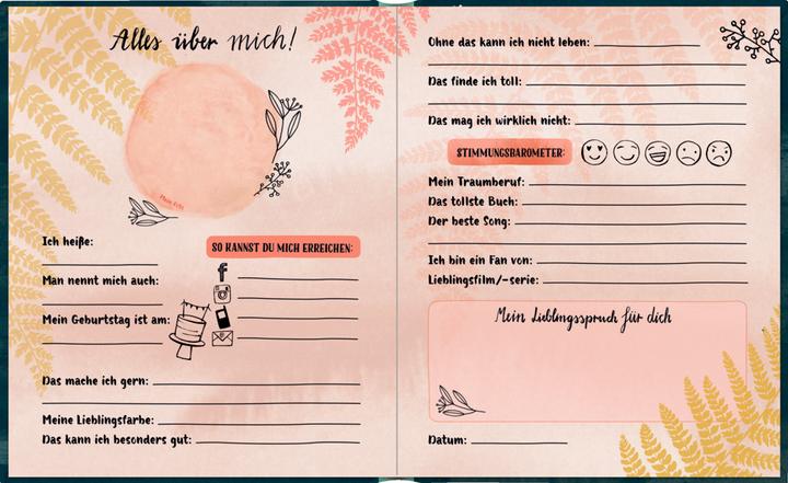 Nutritional values and ingredients Freundebuch: Handlettering (German, 2020)