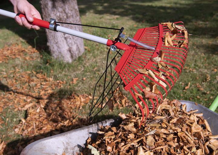Produktbild Garten Meister Universal-Rechen mit Greifer - Teleskopierbar - mit 25 Zinken