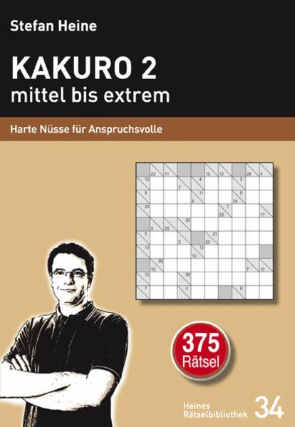 Produktbild Kakuro 2 mittel bis extrem (Deutsch, Stefan Heine, 2012)