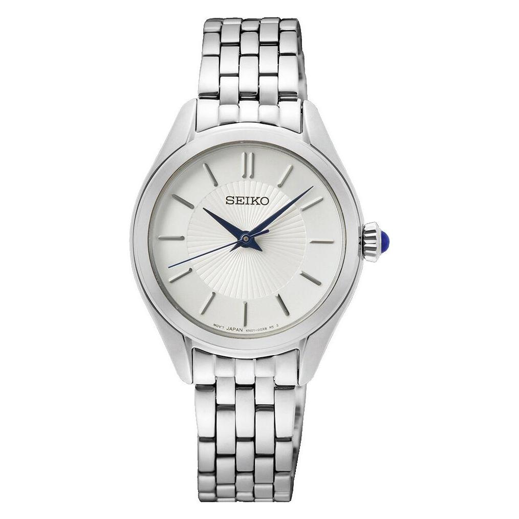 Seiko, Armbanduhr, Quarz, Silber, (Analoguhr, 29 mm)