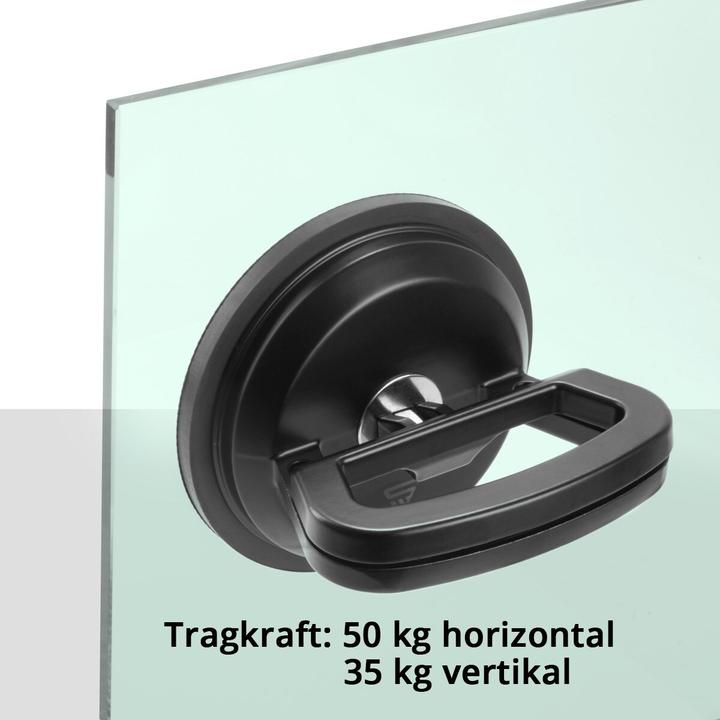 Image du produit Stahlwerk Ventouse de 50 kg de capacité de charge et de 12,5 cm | 5" de diamètre (50 kg)