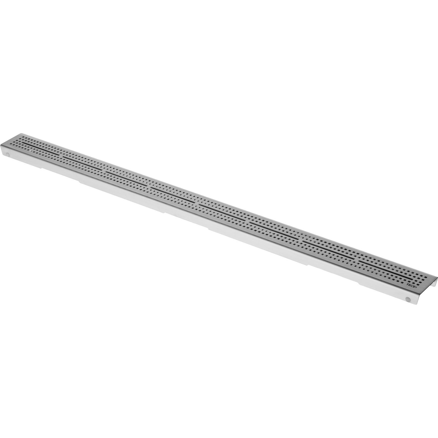 TECE, Duschrinne, Designrost TECEdrainline "quadratum" für gerade Duschrinnen, 6012, 1200mm (1144 mm)