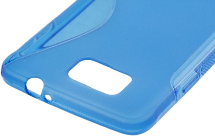 Produktbild König Design Handyhülle TPU Schutzhülle für Samsung Galaxy Alpha G850F Blau (Samsung Galaxy Alpha)