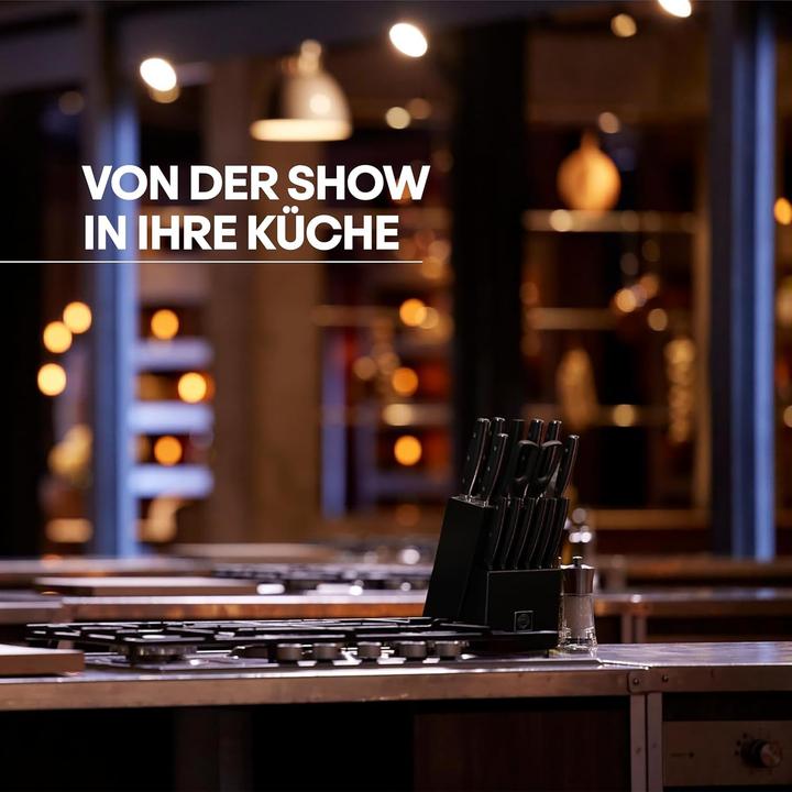 Produktbild Masterchef Professionelles 15-teiliges Messerset mit Messerblock und Schärfer
