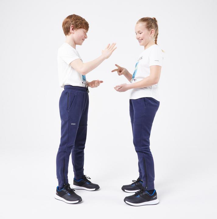 Image du produit Artengo Pantalon de Tennis Enfant avec fermeture éclair au bas des jambes - TPA TH Junior bleu