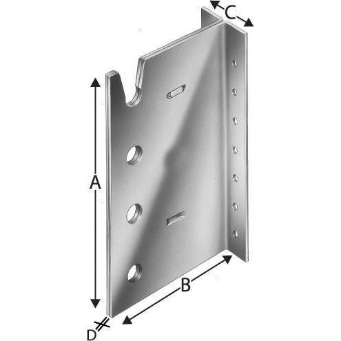 Simpson Strong-Tie, Baubeschläge + Holzverbinder, Simpson Balkenträger BTN160