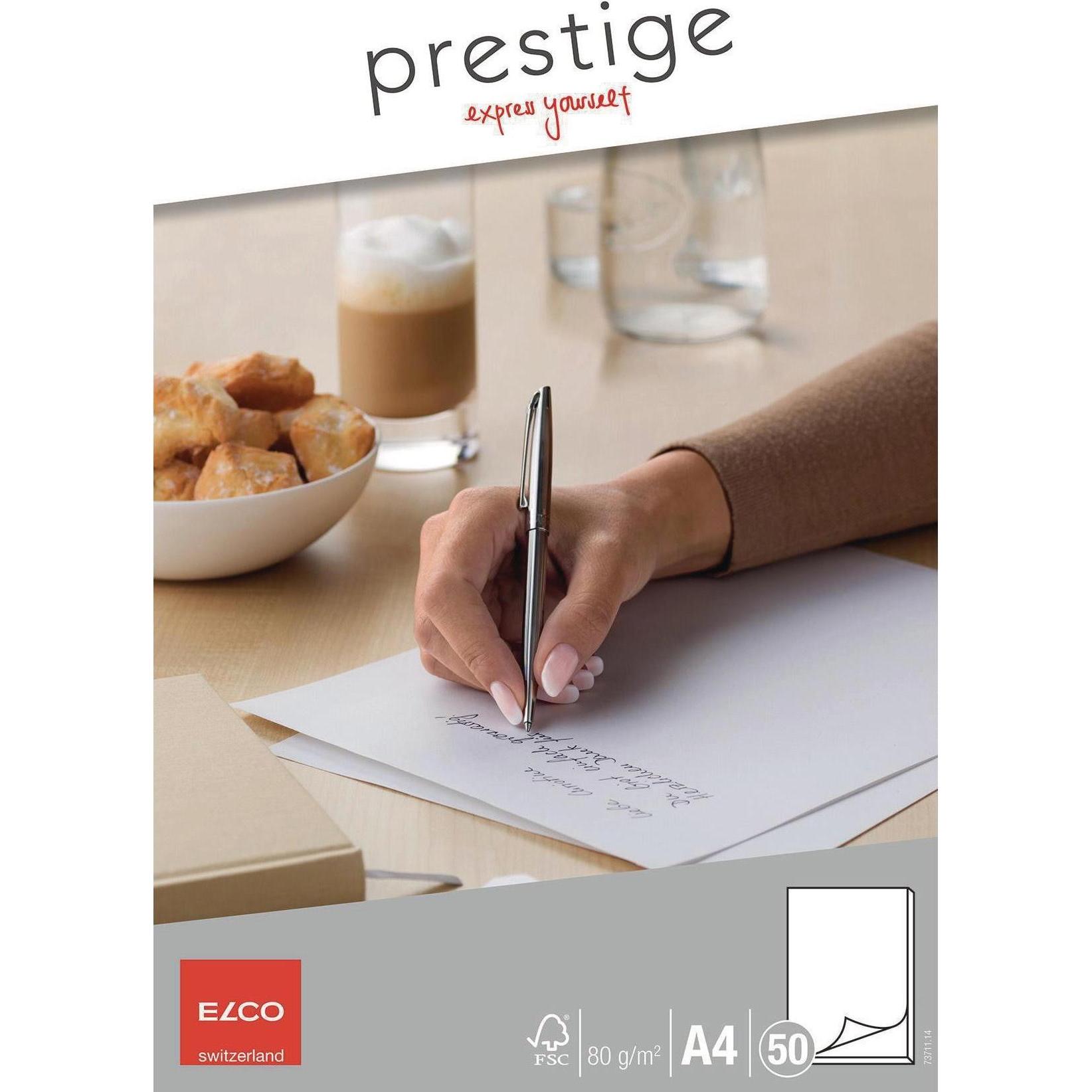 Elco, Heft + Block, Prestige (A4, Blanko, Weicher Einband)