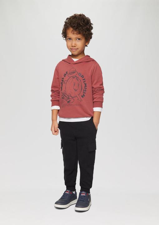 Produktbild S.Oliver Sweatshirt Oversized Hoodie mit Frontprint (128, 134)