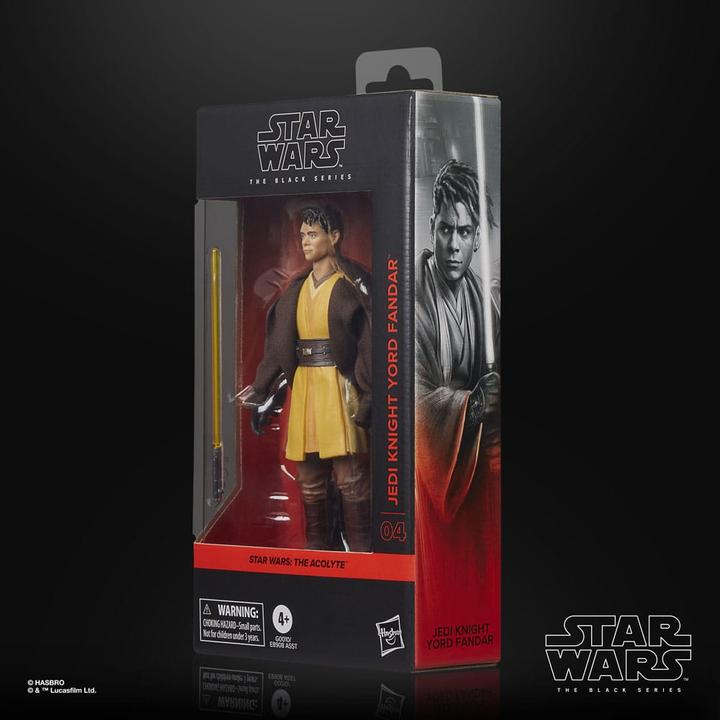 Produktbild Hasbro Star Wars: The Acolyte Black Series Actionfigur Jedi Knight Yord Fandar 15 cm
