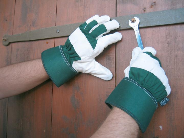 Produktbild Kerbl Rindsvolllederhandschuh Worker Grösse 7 (7)