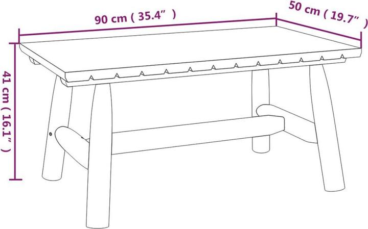 Image du produit vidaXL Couchtisch