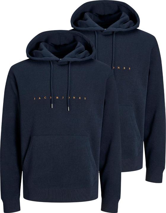 Produktbild Jack & Jones - Star - Sweatshirt / Hoodie - 2er Pack (L Dunkelblau) (L)