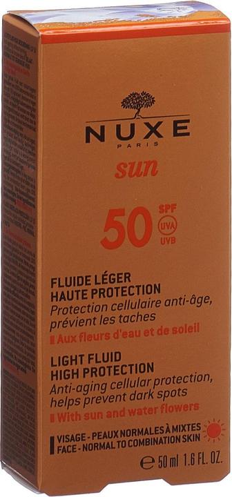 Actual product image Nuxe Sun Light Fluid (Sun lotion, SPF 50, 50 ml)
