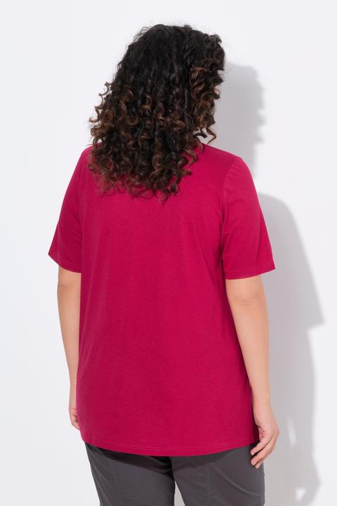 Actual product image Ulla Popken Essential Front Pleat Tee (46, 48)