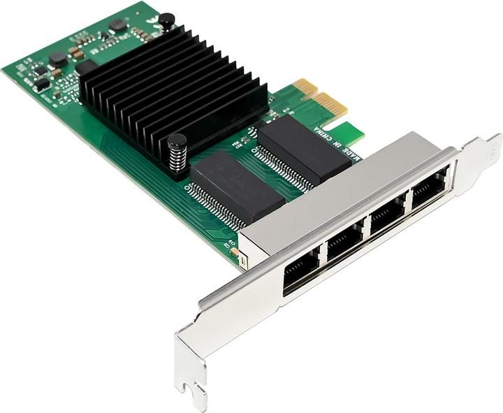 Produktbild InLine Quad Gigabit Netzwerkkarte (Mini PCI Express)