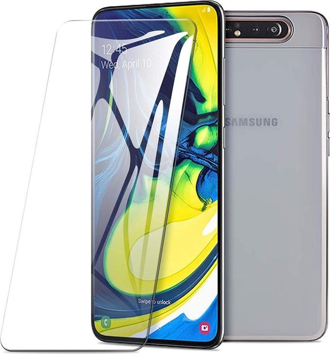 Produktbild Screenguard Samsung Galaxy A80 Panzerglas Schutzfolie Case Friendly Design (1 Stk., Samsung Galaxy A80)