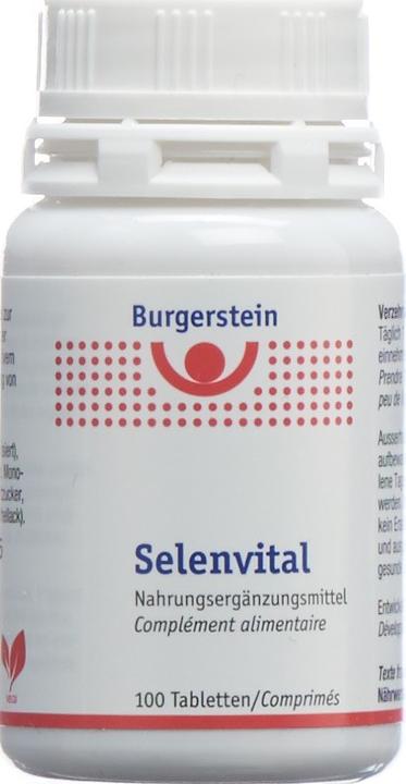 Image du produit Burgerstein Sélénium Vital (100 pièce(s), Cachets, 31.80 g)