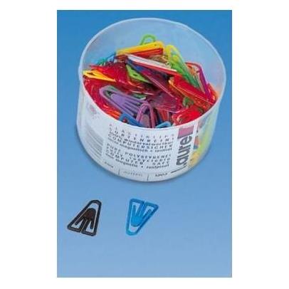 Laurel Büroklammern Plastiklips 25mm VE=500 Stück Grund- und Leuchtfarben sortiert (500x) (0113-98)