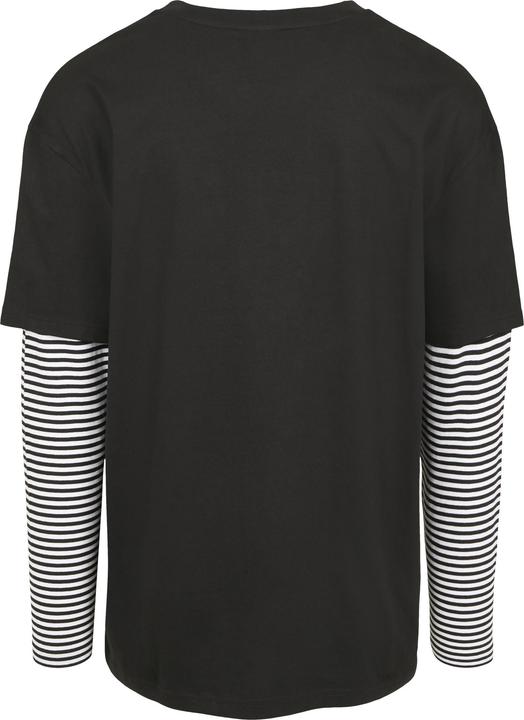 Produktbild Urban Classics Oversized Double Layer Striped LS Tee (M)
