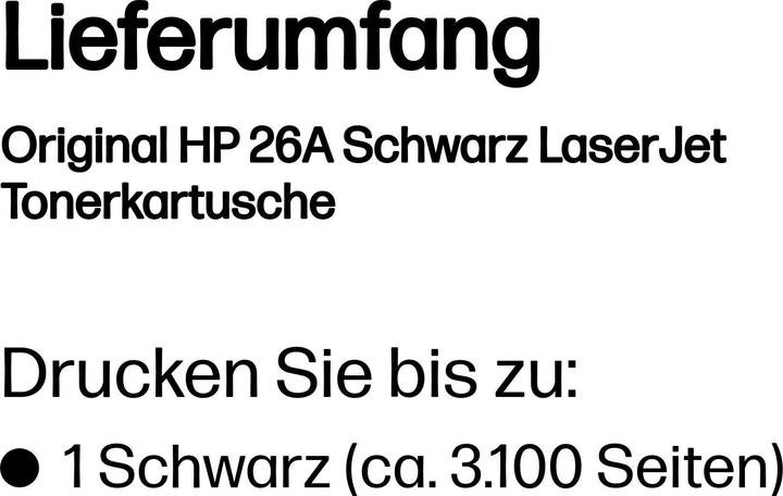 Nährwerte und Zutaten HP 26a (BK)