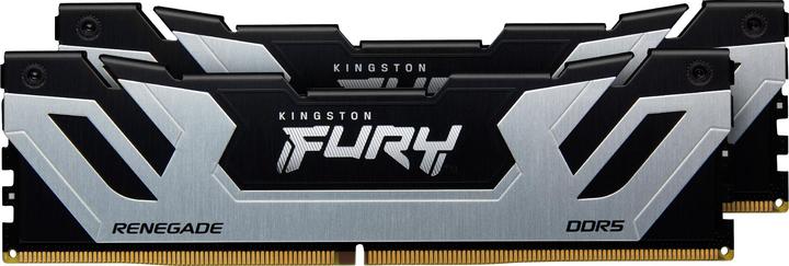 Produktbild Kingston 48GB 8000MT/s DDR5 CL38 DIMM Kit of 2 FURY Renegade Silver (2 x 24GB, 8000 MHz, DDR5-RAM, DIMM)