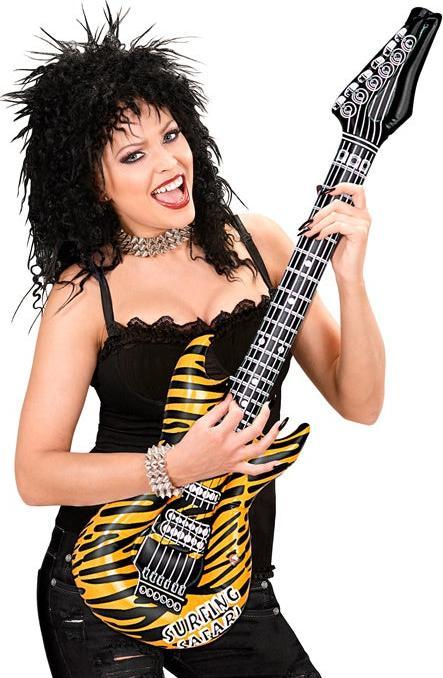 Produktbild Widmann Aufblasbare Gitarre Zebra