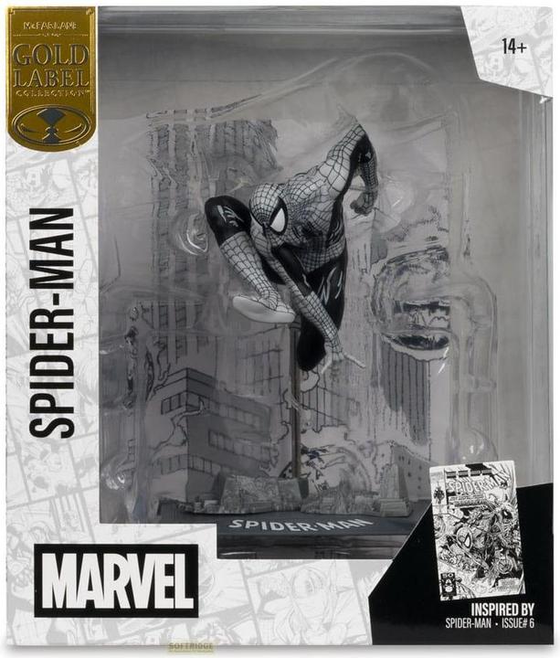 Produktbild McFarlane Marvel Collection PVC Statue 1/10 Spider-Man (Spider-Man #6)(Line Art)(Gold Label) 10 cm
