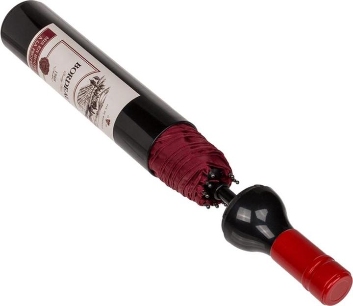 Immagine prodotto Out of the blue Ombrello tascabile Bottiglia di vino