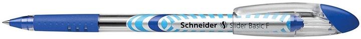Produktbild Schneider Kugelschreiber Slider Basic 0,35mm blau dokumentenecht Farbe des Schaftes: transparent (1x)