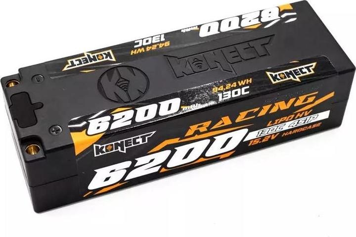 Produktbild Konect RC-Akku LiHV 6200 mAh 15.2 V 130C Racing (15.20 V, 6200 mAh)