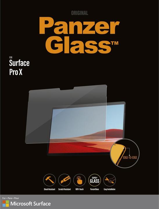 Immagine prodotto PanzerGlass Pellicola protettiva per lo schermo (1 Pezzo/i, Microsoft Surface Pro X)