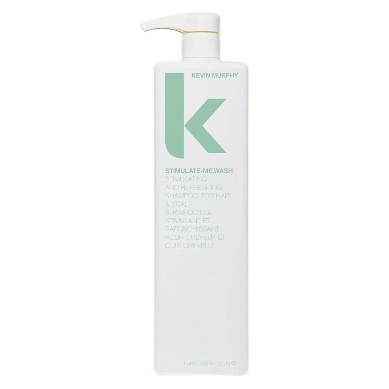 Kevin Murphy, Shampoo + Conditioner, Stimulate.Me Wash Shampoo 1000 Ml (Vloeibare Shampoo, 1000 ml)
