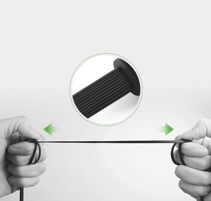 Image du produit Ugreen Câble plat coudé Câble audio AUX mini-jack 3,5 mm 0,5 m noir (AV119 10596) (0.50 m)