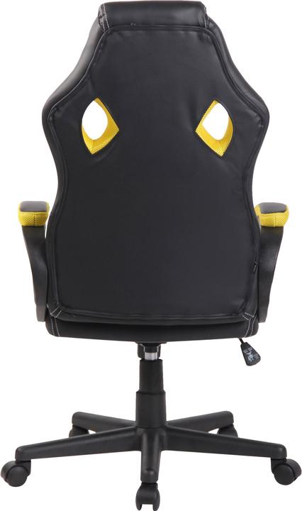 Actual product image CLP Racing office chair Fire, yellow