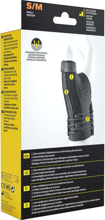 Actual product image Futuro Thumb splint (S, M)