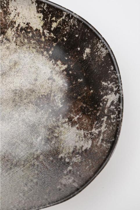 Actual product image Kare Design Plate Deep Savannah grey round 20