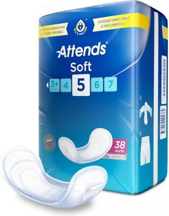 Produktbild Attends Soft 5 Einlagen (38x)