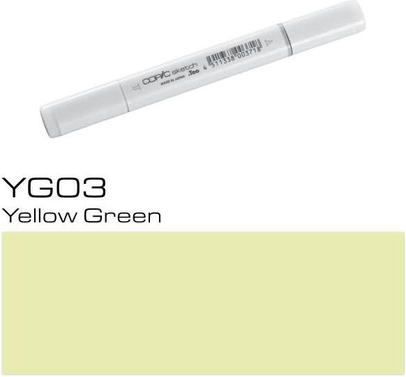 Image du produit Copic Sketch type YG - 03 (YG03 - Vert jaune, 1 x)
