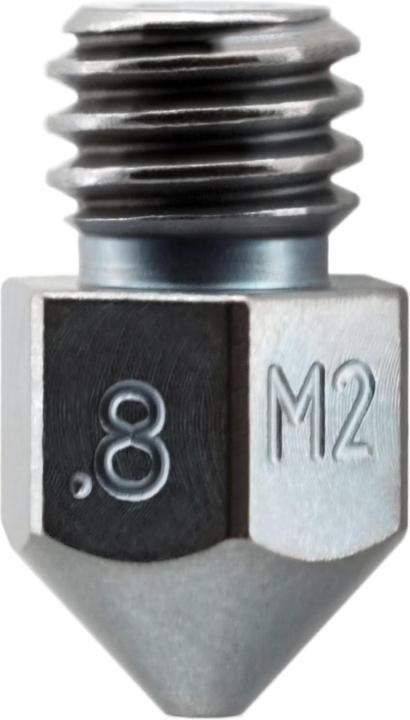 Produktbild MicroSwiss Micro-Swiss Düse MK8 High Speed Stee 0.8 mm M2 Hardened High Speed Steel Nozzle (Düse)
