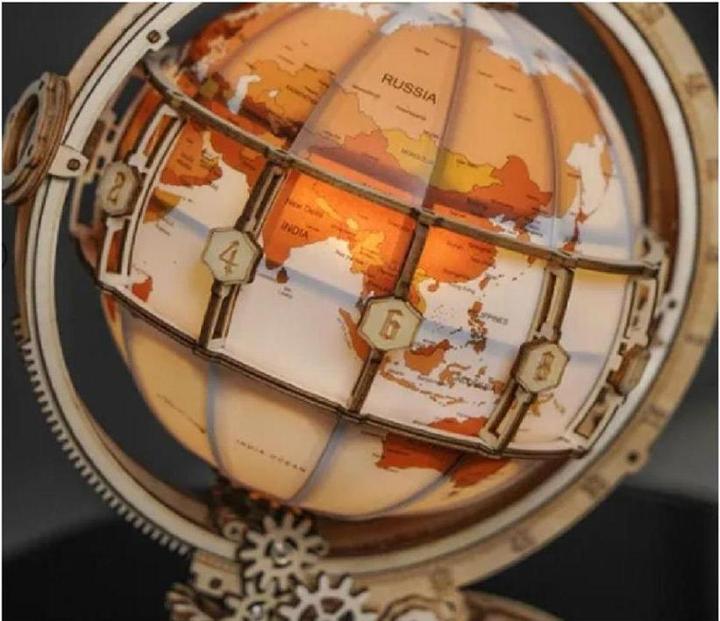 Image du produit Rokr Luminous Globe - Kit de construction en bois 3D