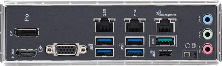 Actual product image ASUS Pro WS W680M (LGA 1700, Intel W680, mATX)