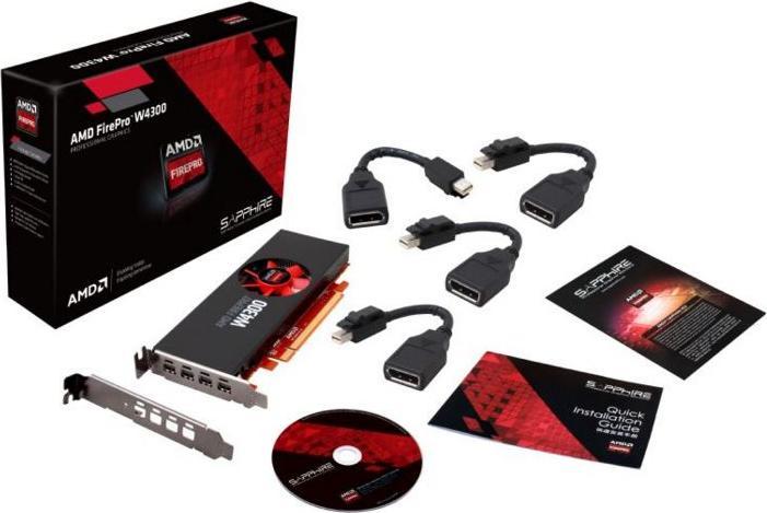 Image du produit AMD FIREPRO W4300 4GB GDDR5 (4 Go)