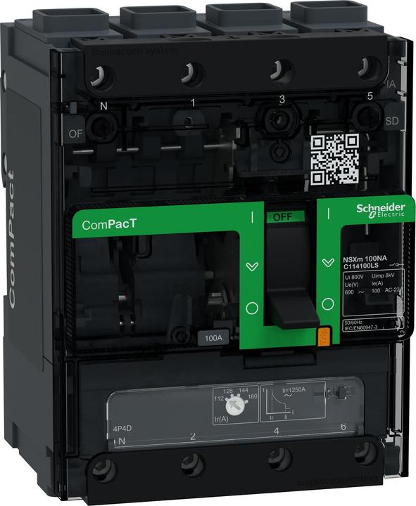Actual product image Schneider Electric C114100LS Switch-disconnector ComPacT NSXm NA 4P 100 A