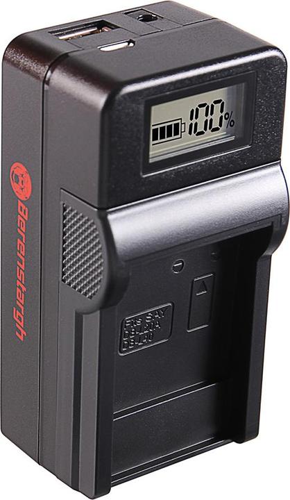 Actual product image Berenstargh Synchron USB Ladegerät f. Sanyo DB-L40A L20A Xacti DMXC1 DMX-C1 DMXCA65 DMX-CA65 DSCC4 (Camera battery charger)