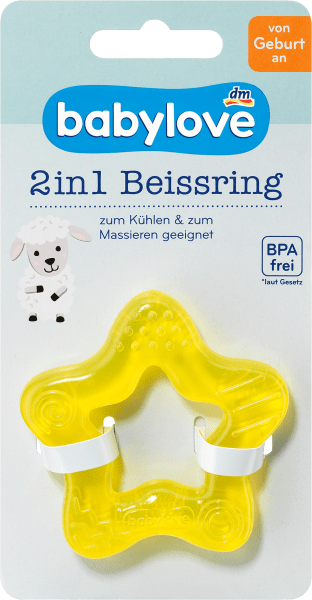Actual product image dm babylove Teething ring
