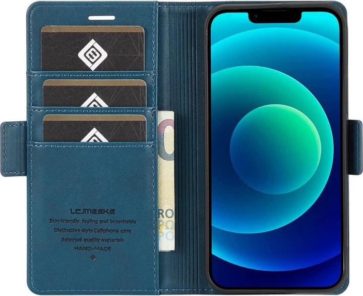 Produktbild Cover-Discount iPhone 14 - Stand Flip Case Hülle blau (Apple iPhone 14)